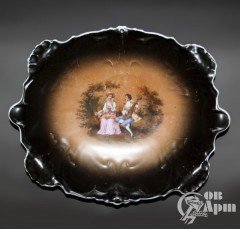 Сухарница "Галантная сцена"